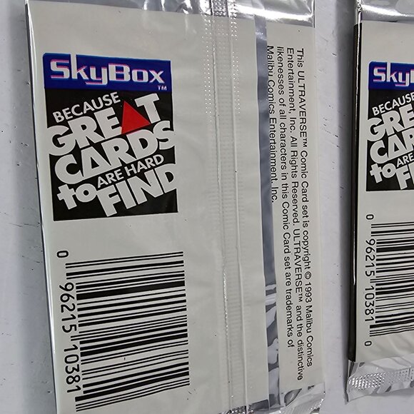 Vintage SkyBox Ultraverse Comic Cards Pack Of 8 Collectible Trading Cards 2 Pack - Picture 6 of 6